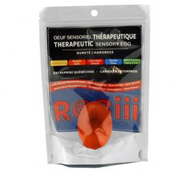ROBIII - OEUF SENSORIEL THÉRAPEUTIQUE ROUGE (RÉSISTANCE MOYENNE) (CLASSIQUE)